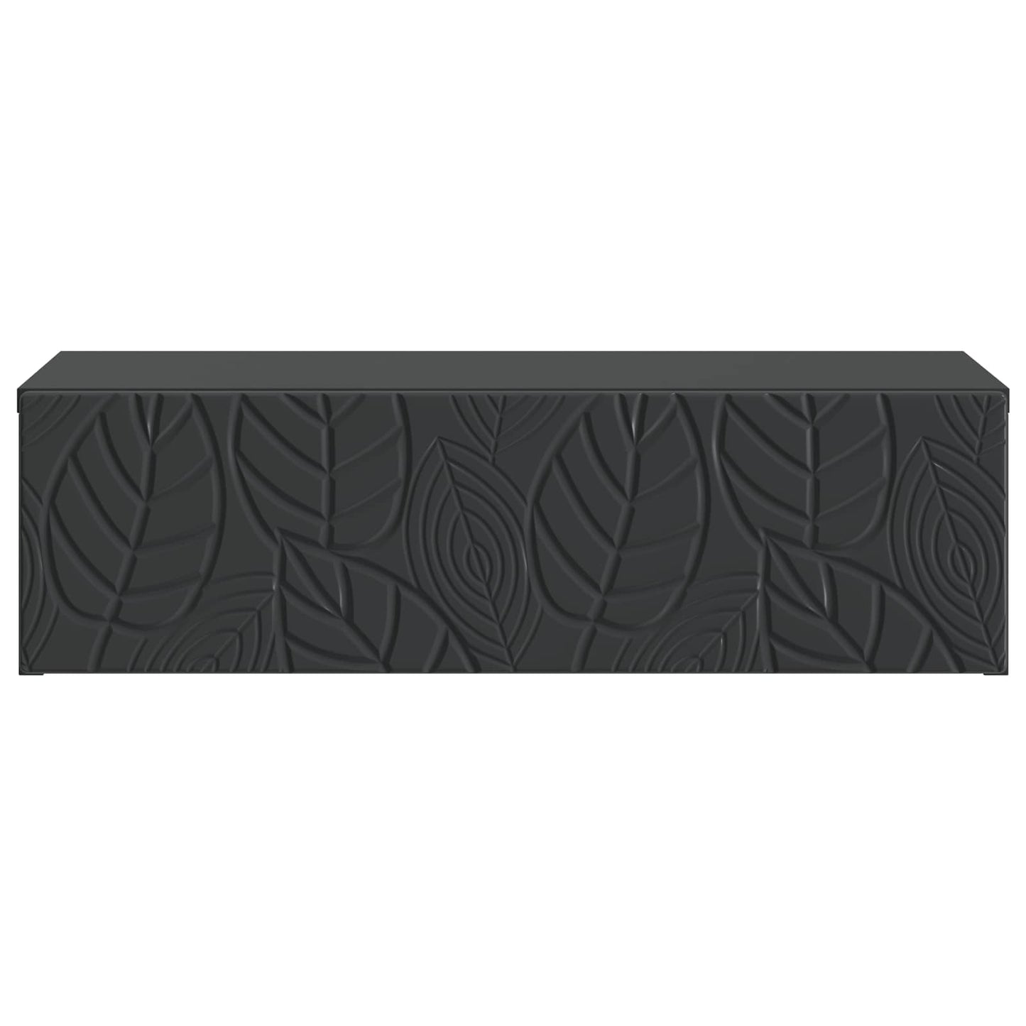 Wall-Mounted Side Table Black 87.5 x 34.5 x 17 cm