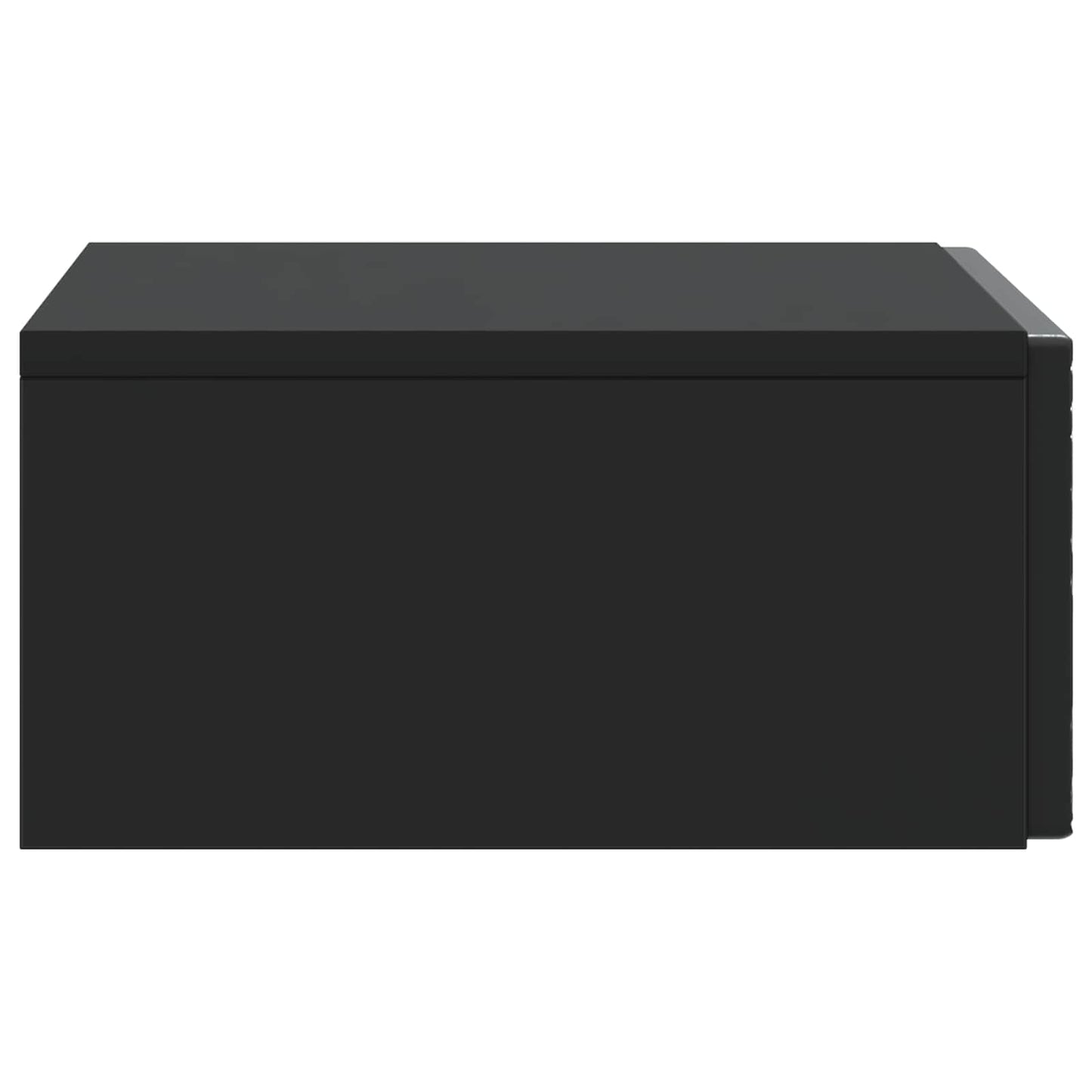 Wall-Mounted Side Table Black 87.5 x 34.5 x 17 cm