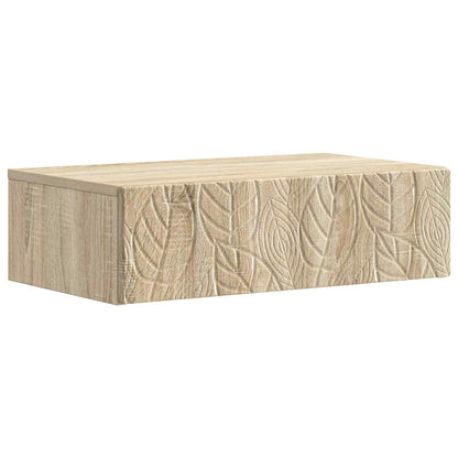 Wall-Mounted Side Table Sonoma Oak 87.5 x 34.5 x 17 cm