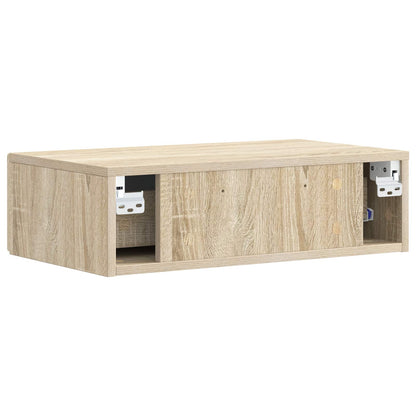 Wall-Mounted Side Table Sonoma Oak 87.5 x 34.5 x 17 cm