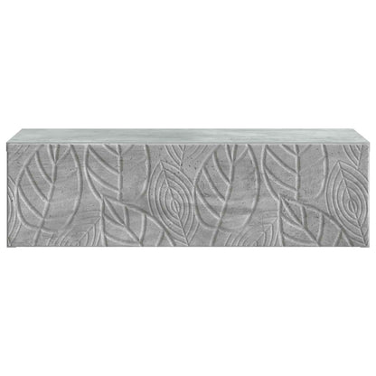Wall-Mounted Side Table Concrete Grey 87.5 x 34.5 x 17 cm
