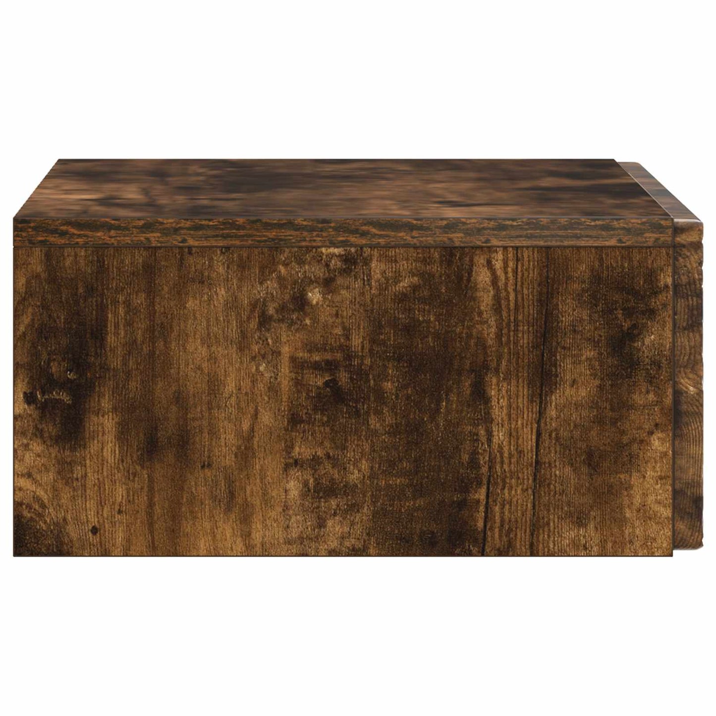 Wall-Mounted Side Table Smoked Oak 87.5 x 34.5 x 17 cm