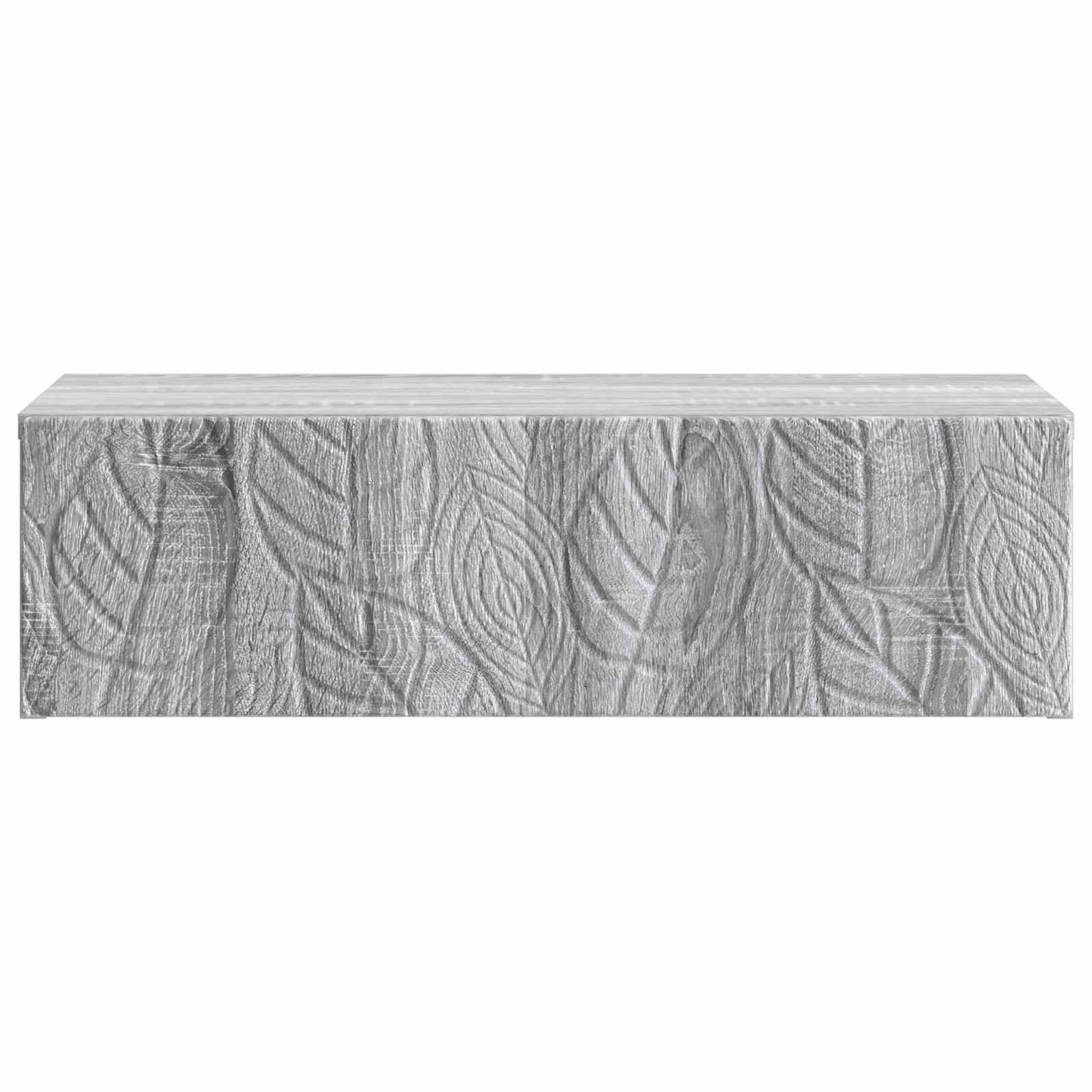 Wall-Mounted Side Table Grey Sonoma 87.5 x 34.5 x 17 cm
