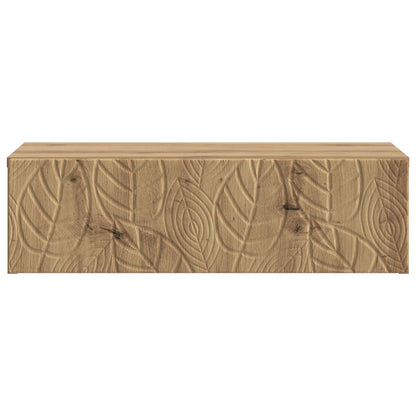 Wall-Mounted Side Table Artisan Oak 87.5 x 34.5 x 17 cm