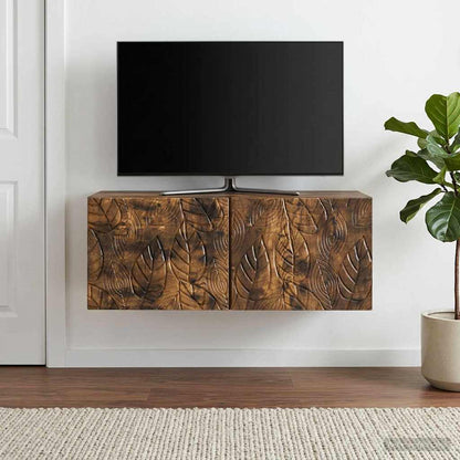 Wall-Mounted TV Cabinet 59.5 x 41 x 30 cm Smoked Oak