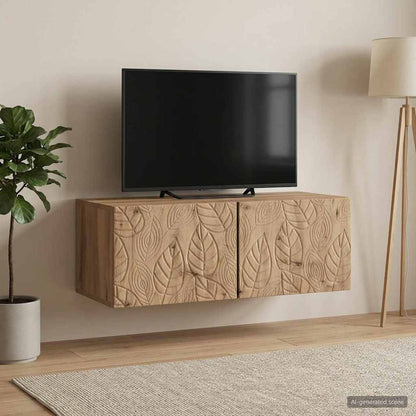 Wall-Mounted TV Cabinet 78.5 x 41 x 30 cm Artisan Oak
