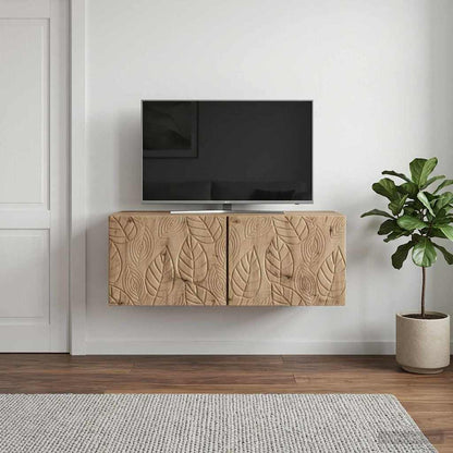 Wall-Mounted TV Cabinet 78.5 x 41 x 30 cm Artisan Oak