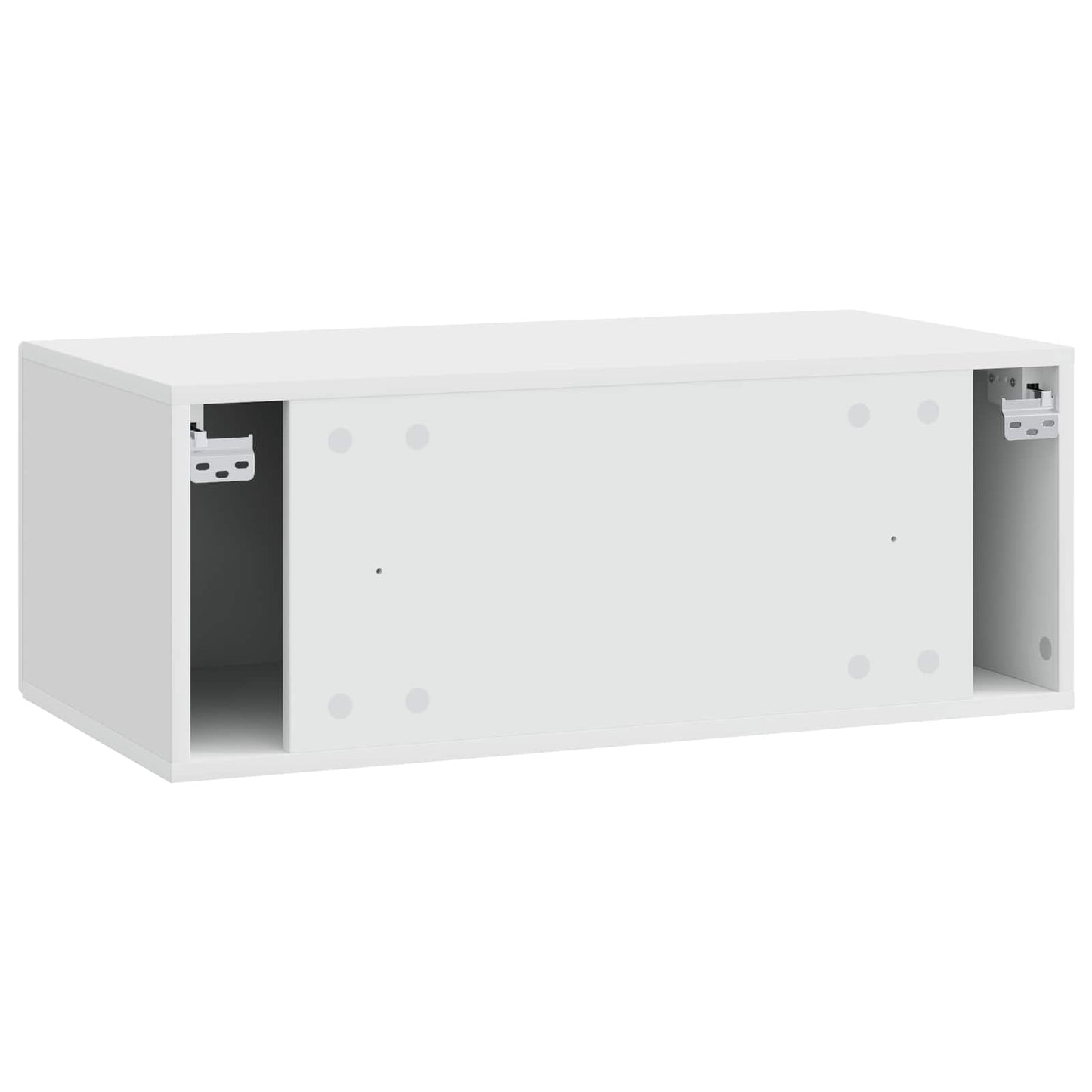 Wall-Mounted TV Cabinet 98 x 41 x 30 cm High Gloss White