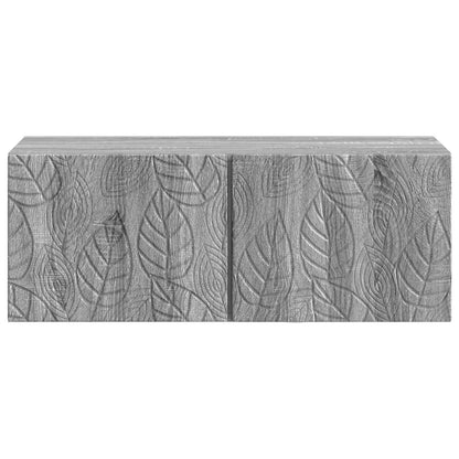 Wall-Mounted TV Cabinet 98 x 41 x 30 cm Grey Sonoma