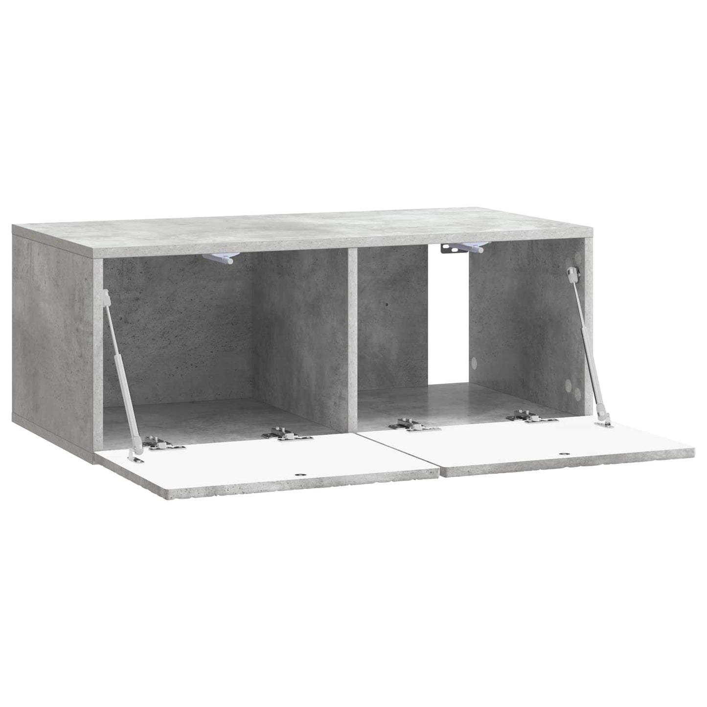 Wall-Mounted TV Cabinet 59.5 x 31 cm Concrete Grey