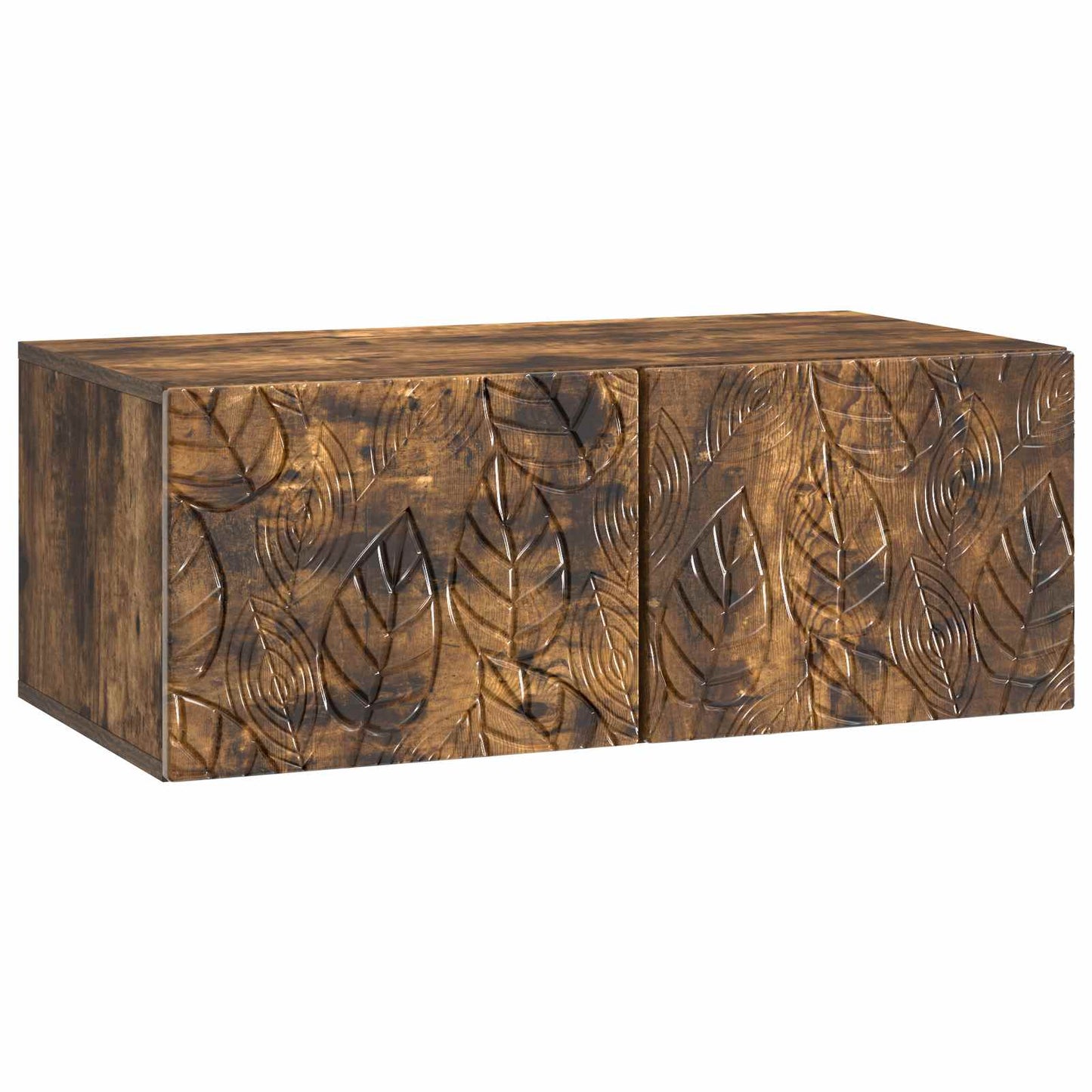 Wall-Mounted TV Cabinet 59.5 x 31 cm Smoked Oak Engineered Wood