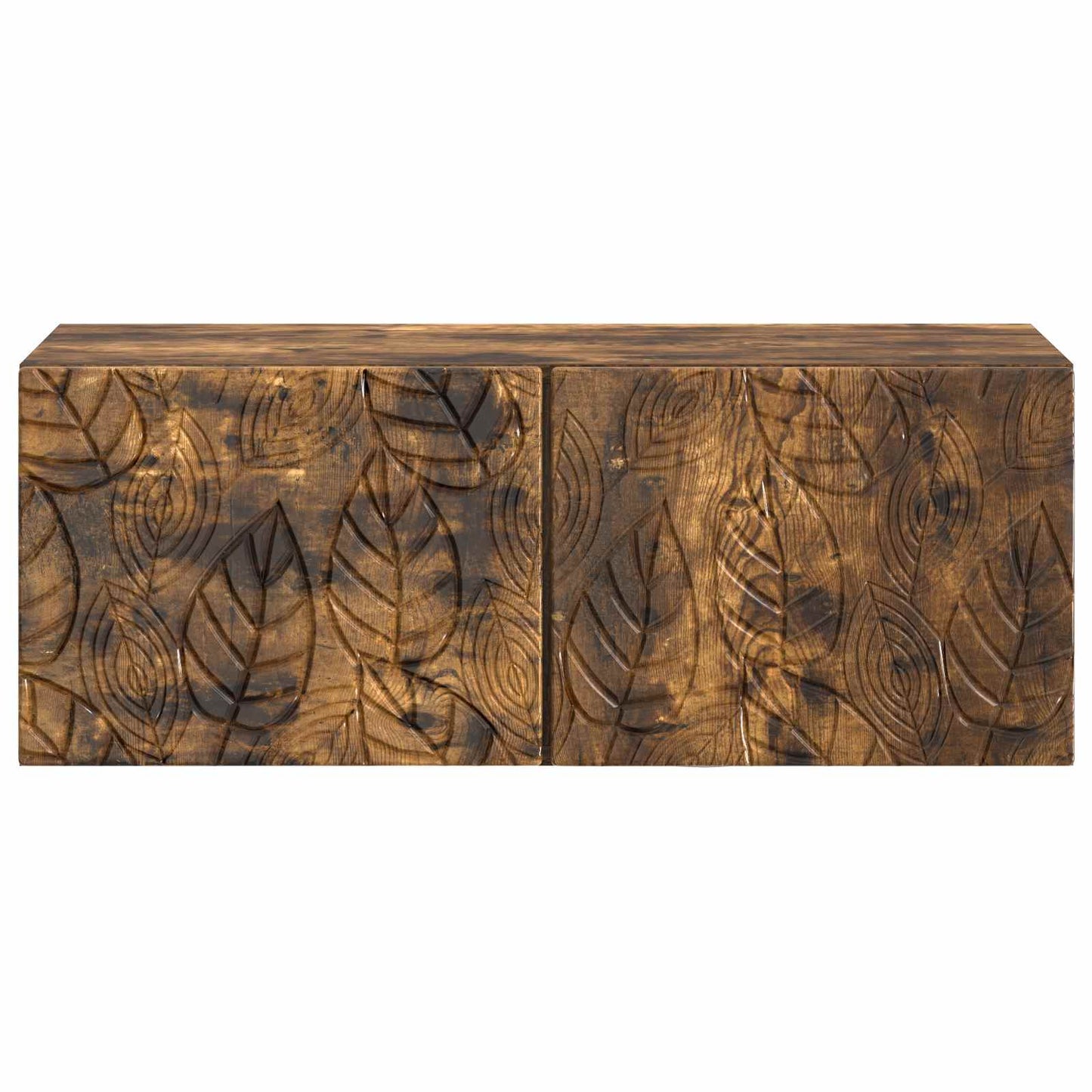Wall-Mounted TV Cabinet 59.5 x 31 cm Smoked Oak Engineered Wood