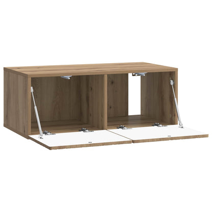 Wall-Mounted TV Cabinet 59.5 x 31 cm Artisan Oak