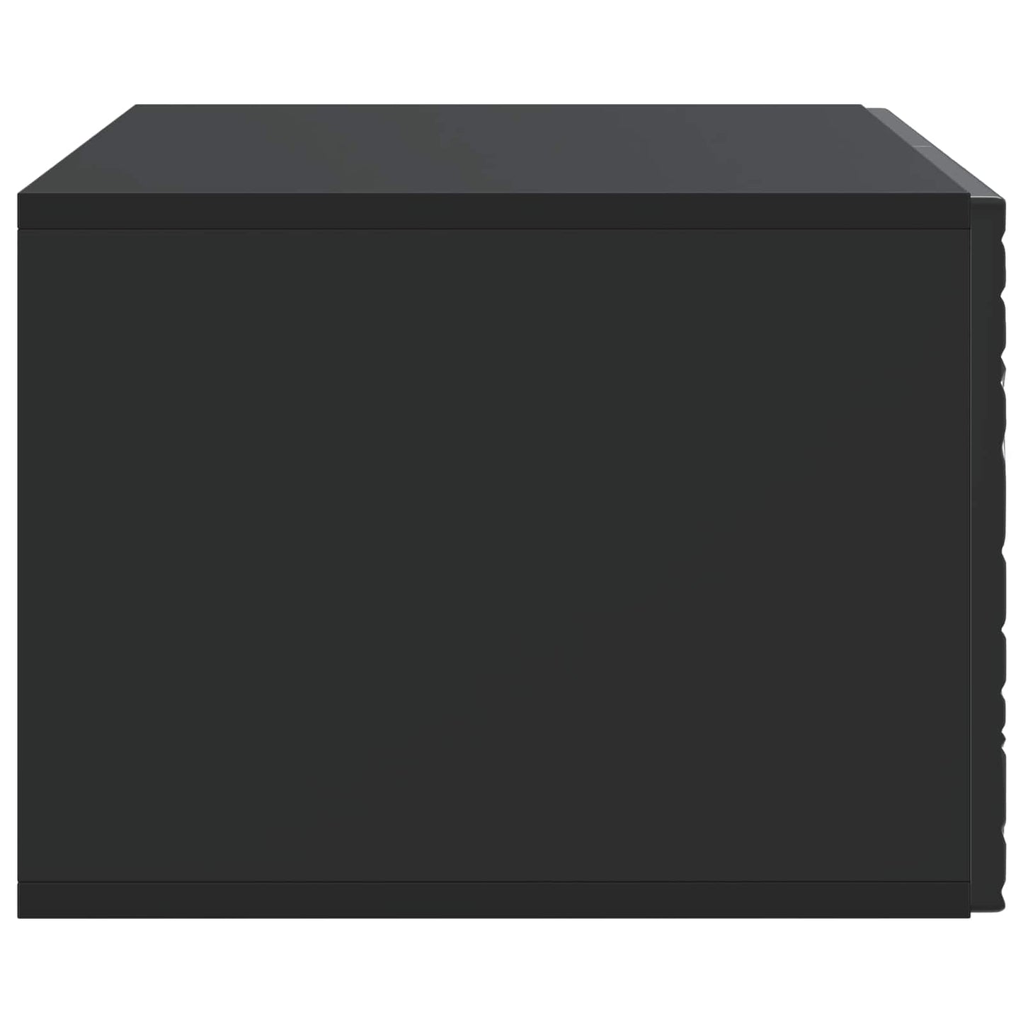 Wall-Mounted TV Cabinet 78.5 x 31 cm Black Engineered Wood