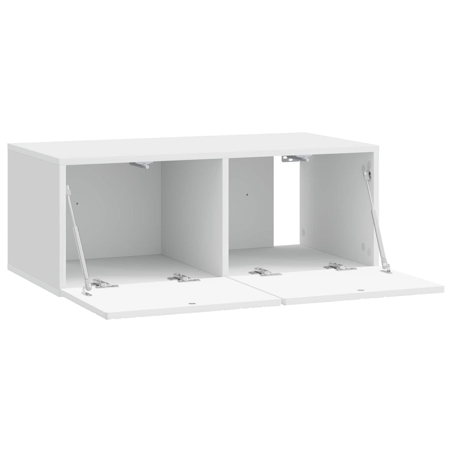 Wall-Mounted TV Cabinet 78.5 x 31 cm High Gloss White