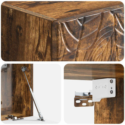 Wall-Mounted TV Cabinet 78.5 x 31 cm Smoked Oak Engineered Wood