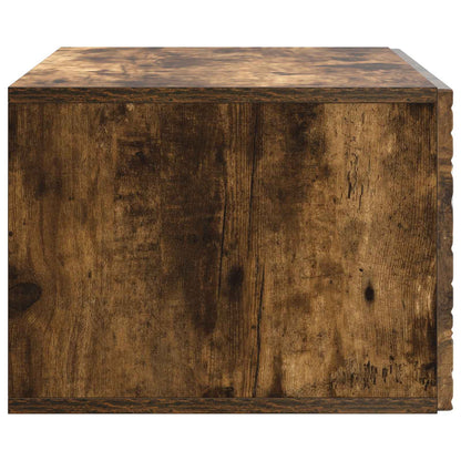 Wall-Mounted TV Cabinet 78.5 x 31 cm Smoked Oak Engineered Wood