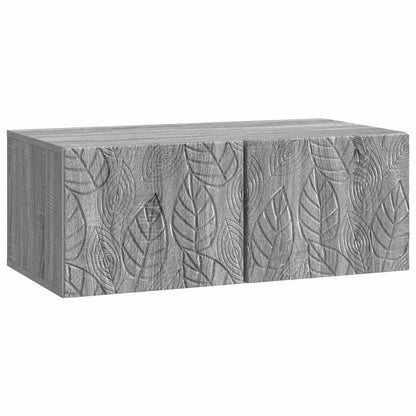 Wall-Mounted TV Cabinet 78.5 x 31 cm Grey Sonoma