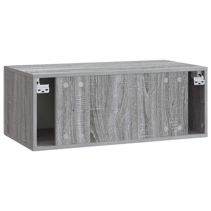 Wall-Mounted TV Cabinet 78.5 x 31 cm Grey Sonoma