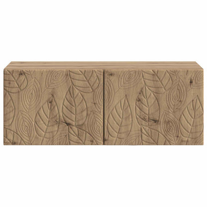Wall-Mounted TV Cabinet 78.5 x 31 cm Artisan Oak