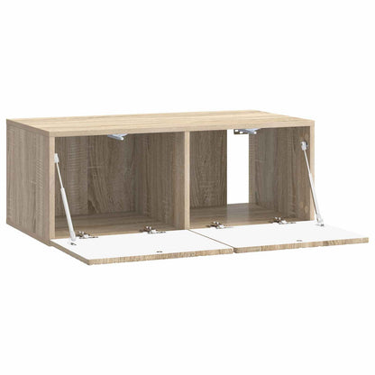 Wall-Mounted TV Cabinet 98 x 31 cm Sonoma Oak Engineered Wood
