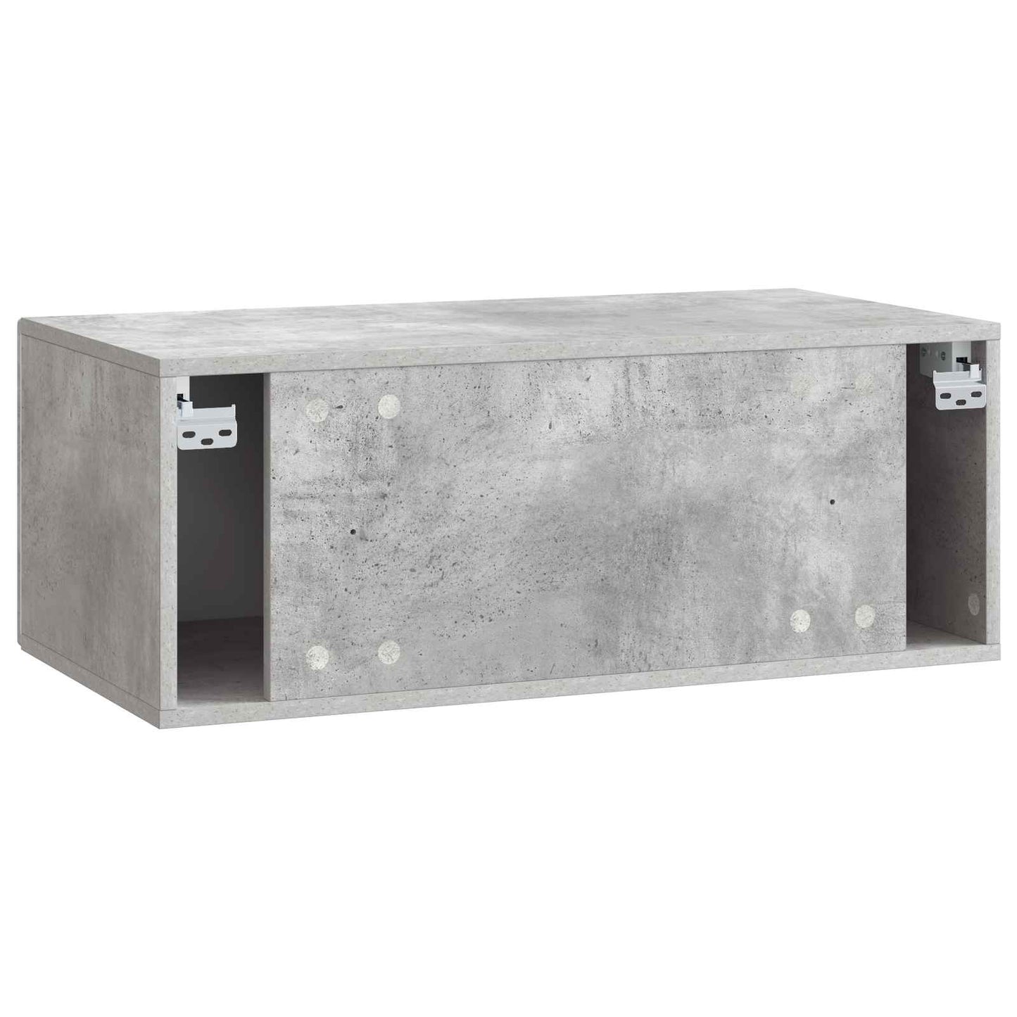 Wall-Mounted TV Cabinet 98 x 31 cm Concrete Grey