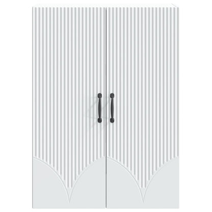 Wall-Mounted Cabinet White 66 x 34.5 x 90 cm Engineered Wood