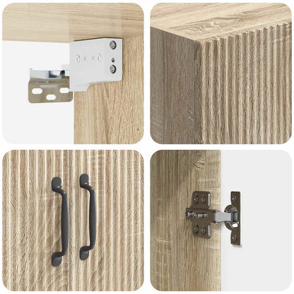 Wall-Mounted Cabinet 66 x 34.5 x 90 cm Engineered Wood