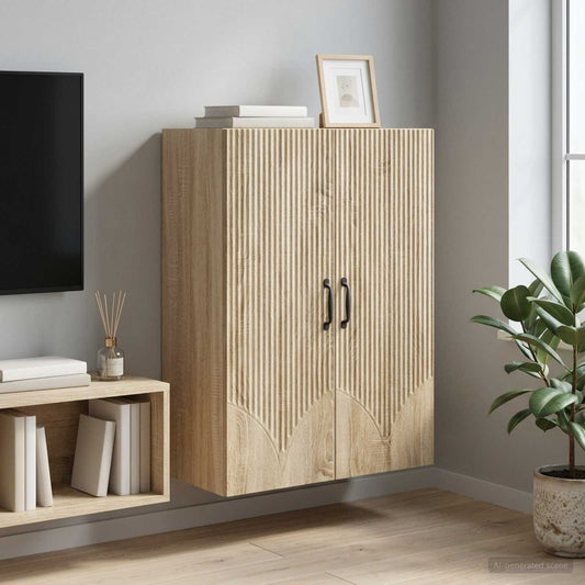 Wall-Mounted Cabinet 66 x 34.5 x 90 cm Engineered Wood
