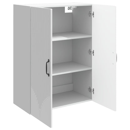Wall-Mounted Cabinet High Gloss White 66 x 34.5 x 90 cm