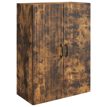 Wall-Mounted Cabinet Smoked Oak 66 x 34.5 x 90 cm