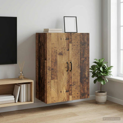 Wall-Mounted Cabinet 66 x 34.5 x 90 cm Engineered Wood Old Wood