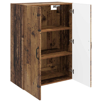 Wall-Mounted Cabinet Old Wood 66 x 34.5 x 90 cm Engineered Wood