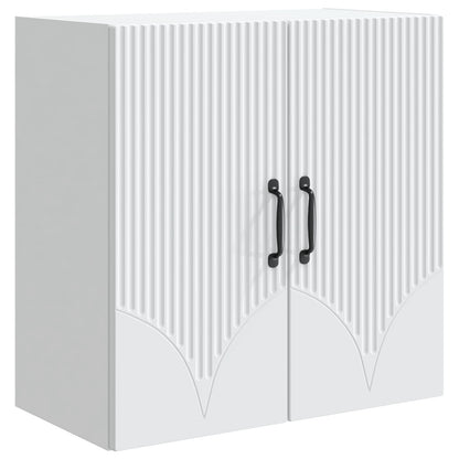 Wall-Mounted Cabinet White 59 x 31 x 60 cm Engineered Wood