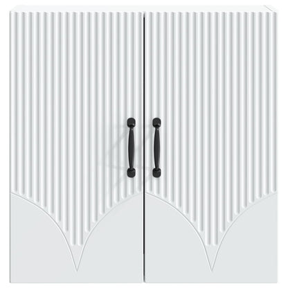Wall-Mounted Cabinet White 59 x 31 x 60 cm Engineered Wood