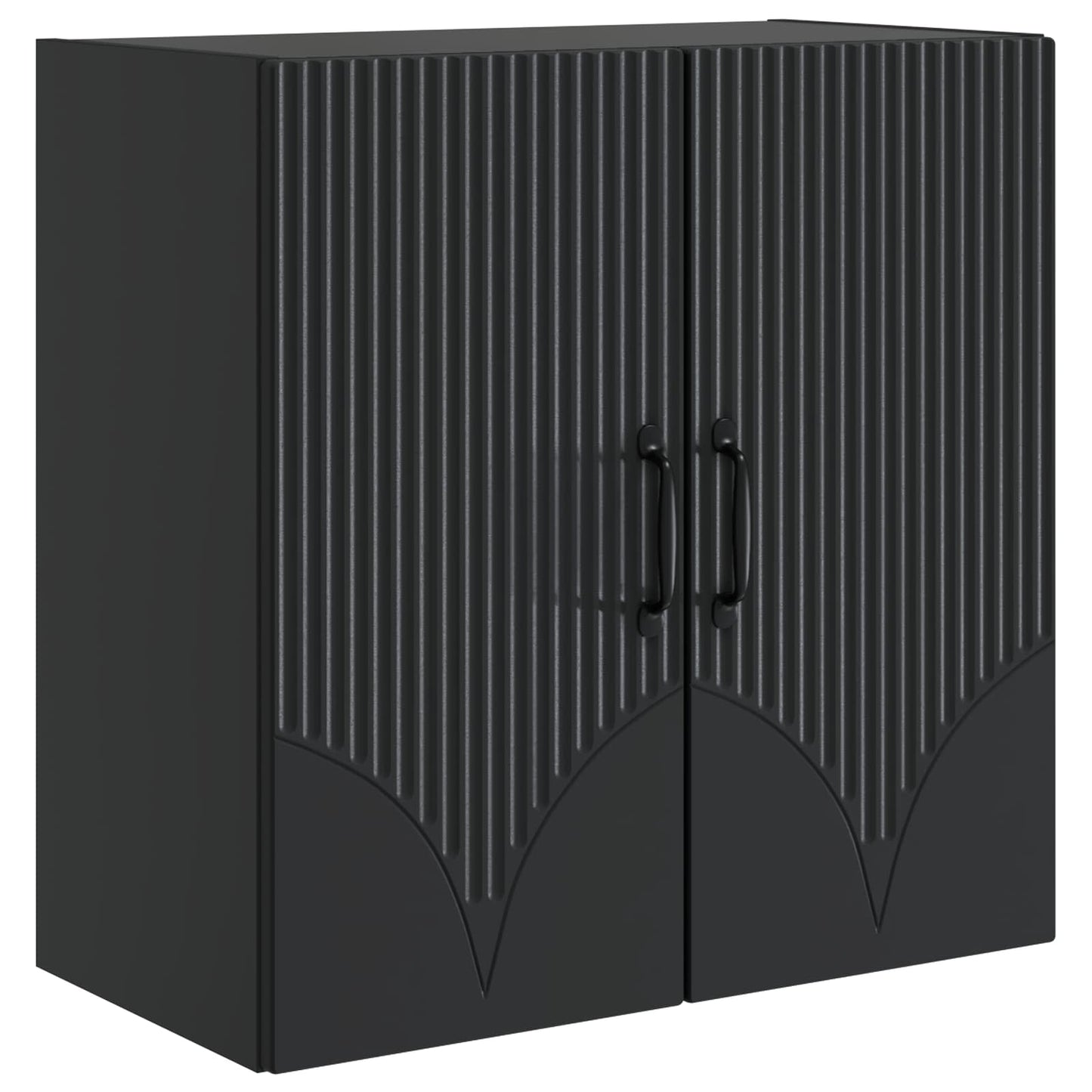 Wall-Mounted Cabinet Black 59 x 31 x 60 cm Engineered Wood