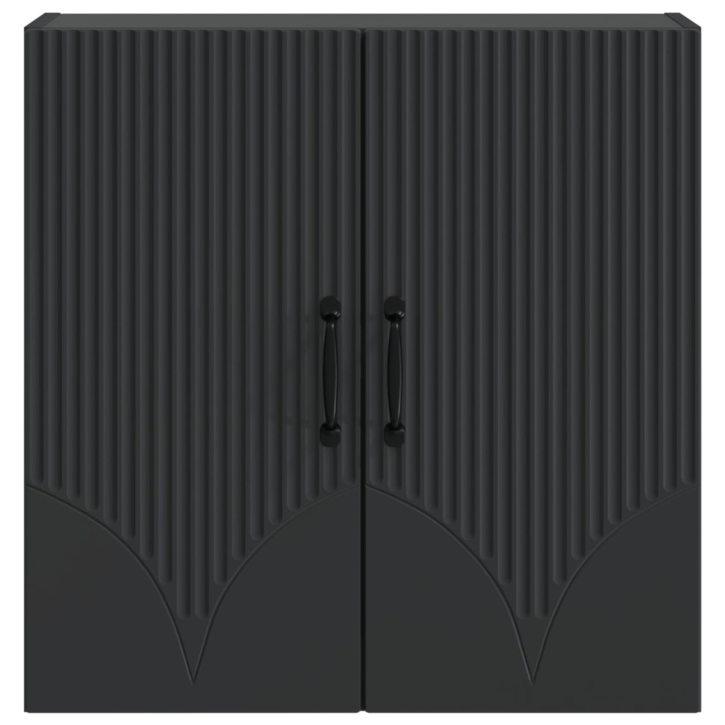 Wall-Mounted Cabinet Black 59 x 31 x 60 cm Engineered Wood
