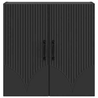 Wall-Mounted Cabinet Black 59 x 31 x 60 cm Engineered Wood