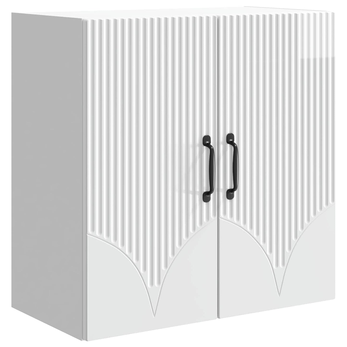 Wall-Mounted Cabinet High Gloss White 59 x 31 x 60 cm
