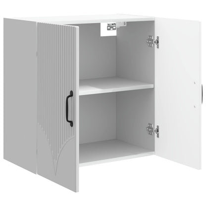 Wall-Mounted Cabinet High Gloss White 59 x 31 x 60 cm