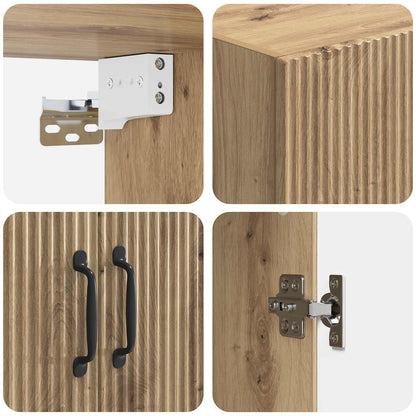 Wall-Mounted Cabinet 59 x 31 x 60 cm Engineered Wood