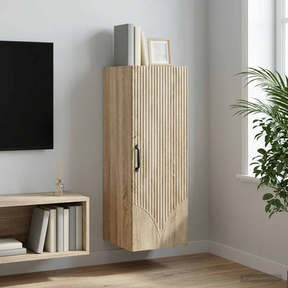 Wall-Mounted Cabinet 33 x 34.5 x 90 cm Engineered Wood
