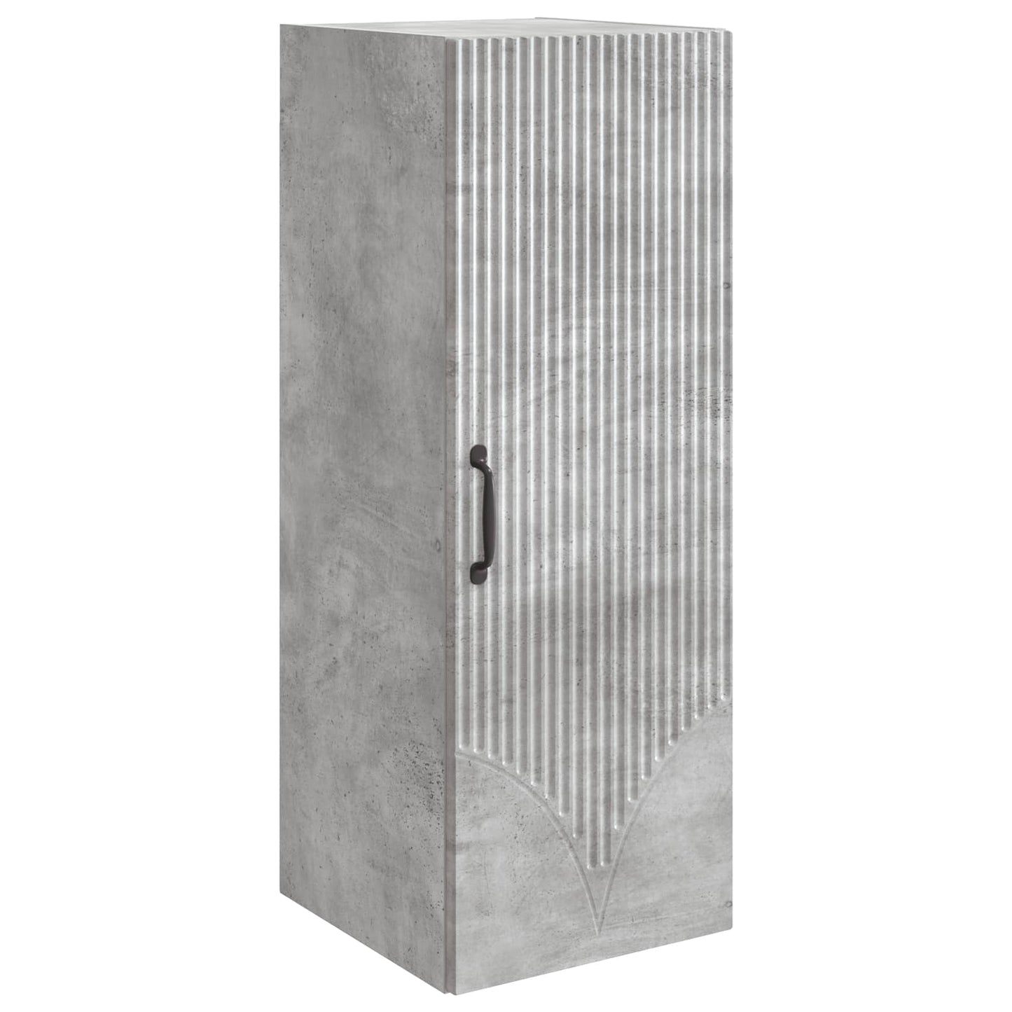 Wall-Mounted Cabinet Concrete Grey 33 x 34.5 x 90 cm
