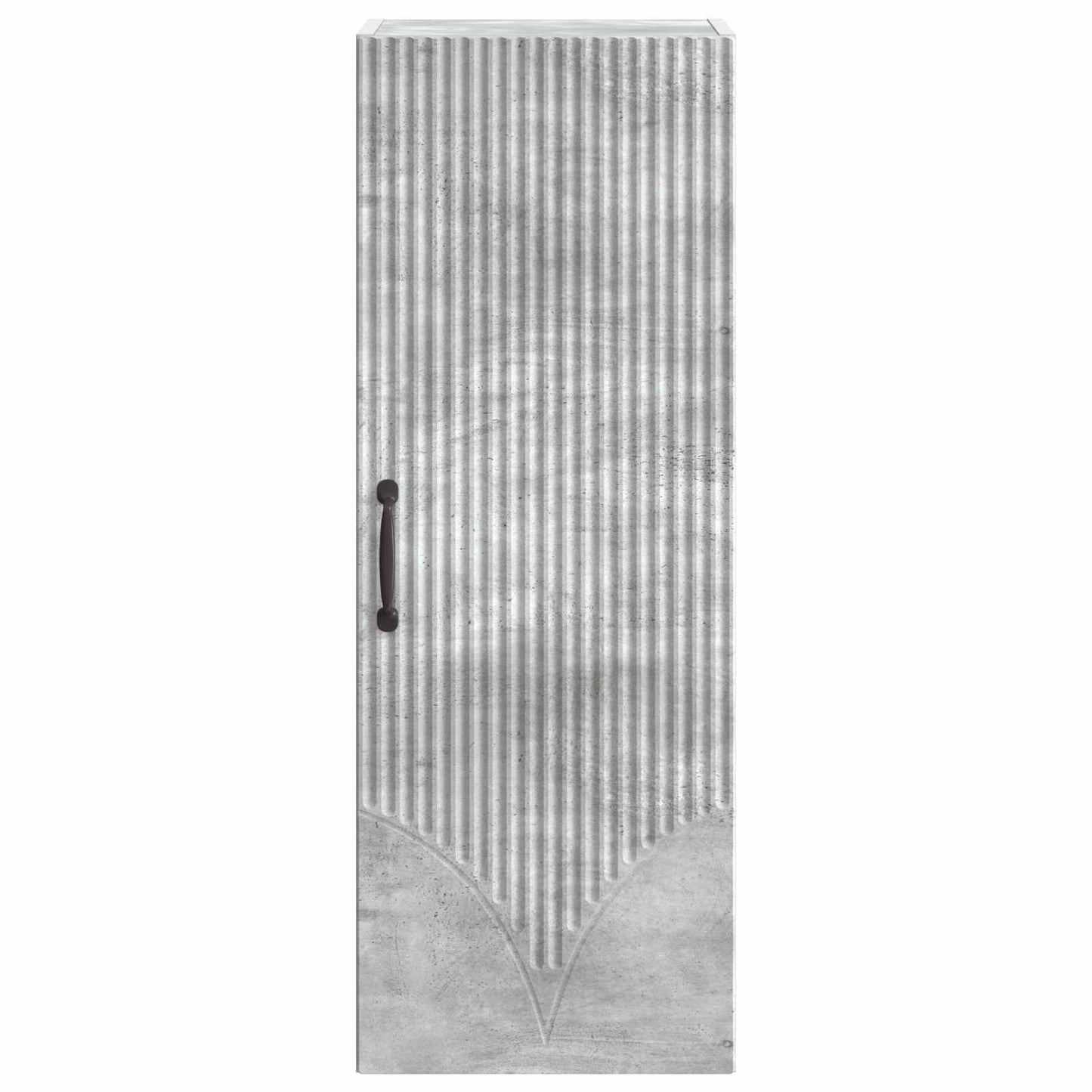 Wall-Mounted Cabinet Concrete Grey 33 x 34.5 x 90 cm