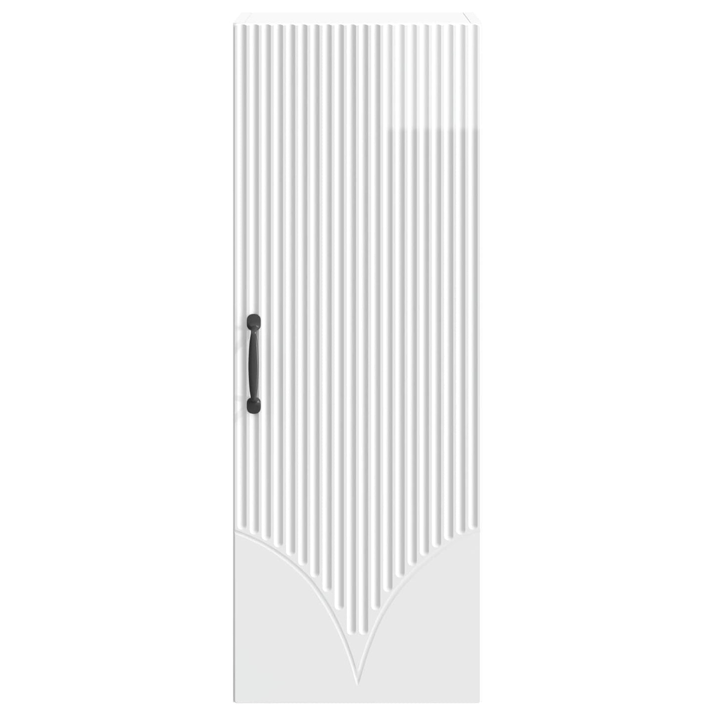 Wall-Mounted Cabinet High Gloss White 33 x 34.5 x 90 cm