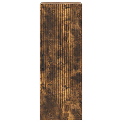 Wall-Mounted Cabinet Smoked Oak 33 x 34.5 x 90 cm