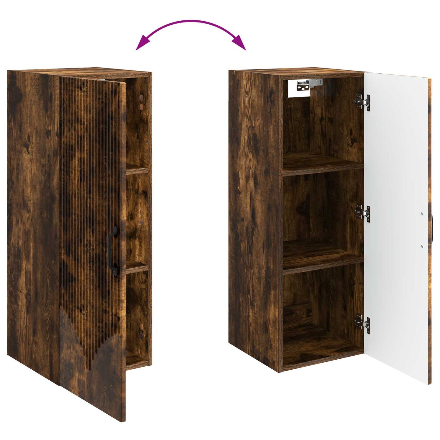 Wall-Mounted Cabinet 33 x 34.5 x 90 cm Engineered Wood