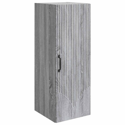 Wall-Mounted Cabinet Grey Sonoma 33 x 34.5 x 90 cm