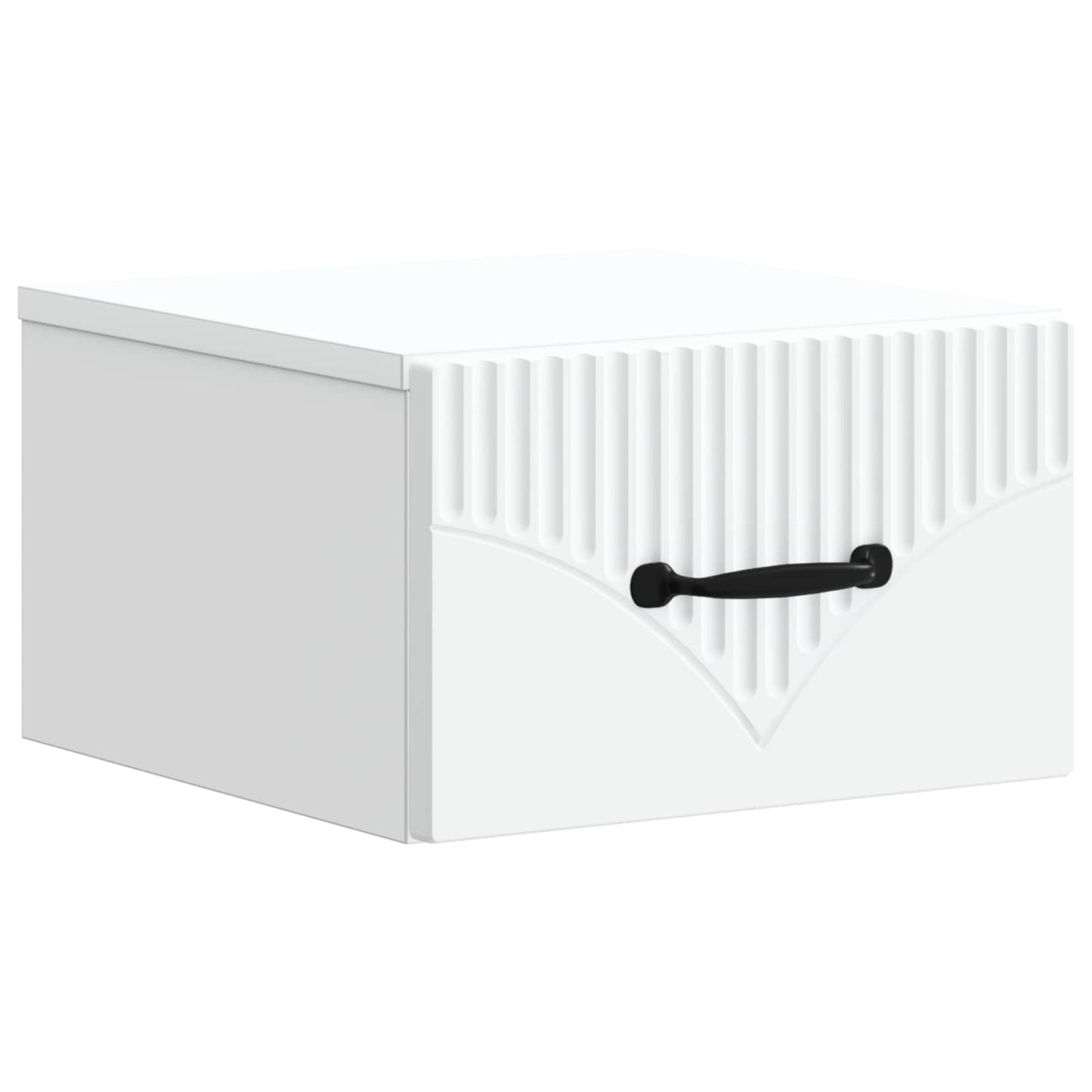 Wall-Mounted Bedside Cabinet 2 pcs White 34.5 x 33 x 20 cm