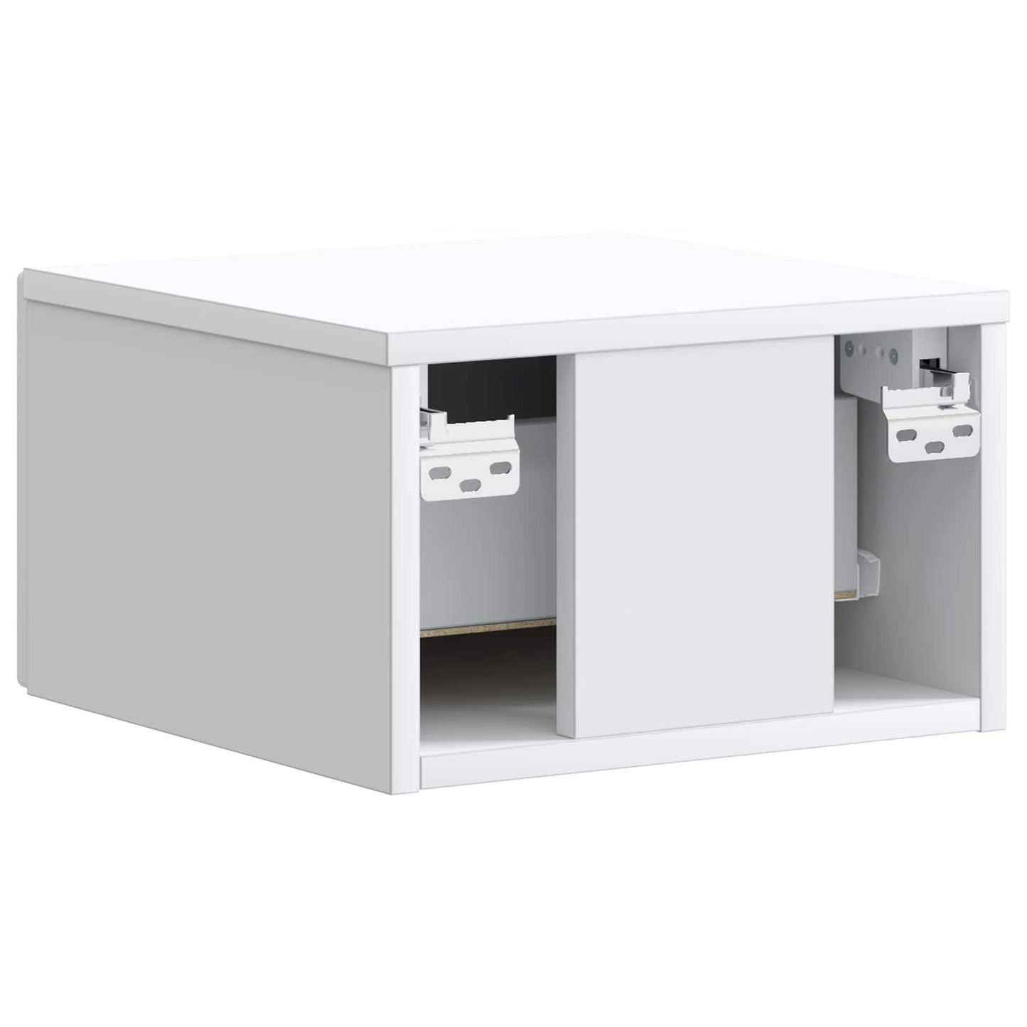 Wall-Mounted Bedside Cabinet 2 pcs White 34.5 x 33 x 20 cm